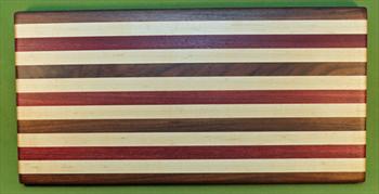 Board #968 Exotic Hardwood Edge Grain Cutting Board 23" x 11 1/2" x 1 1/2" - $99.99